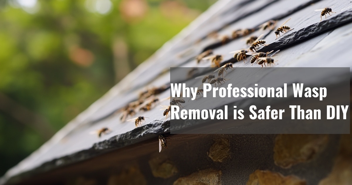 Why Professional Wasp Removal is Safer Than DIY